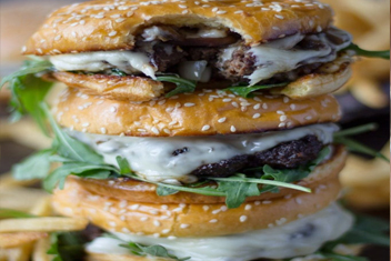 Mushroom Swiss Burger
