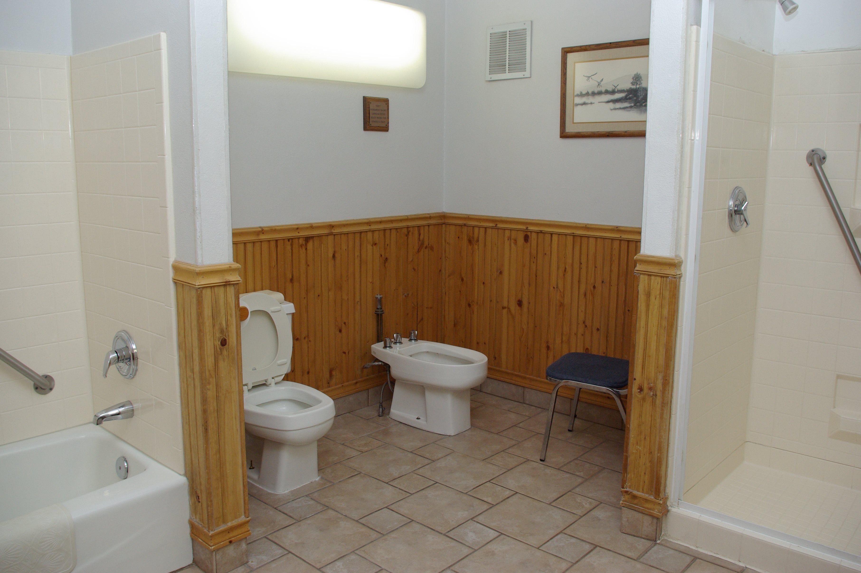 vanity area